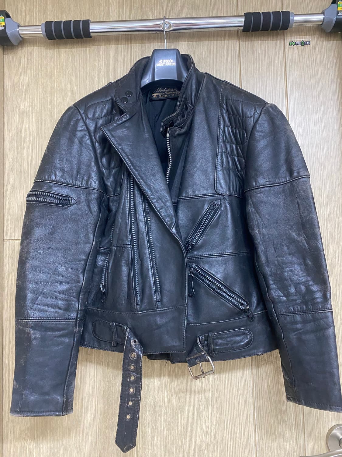 할리데이비슨 x 하인 게릭 가죽 모터사이클 자켓 빈티지 상품이미지2