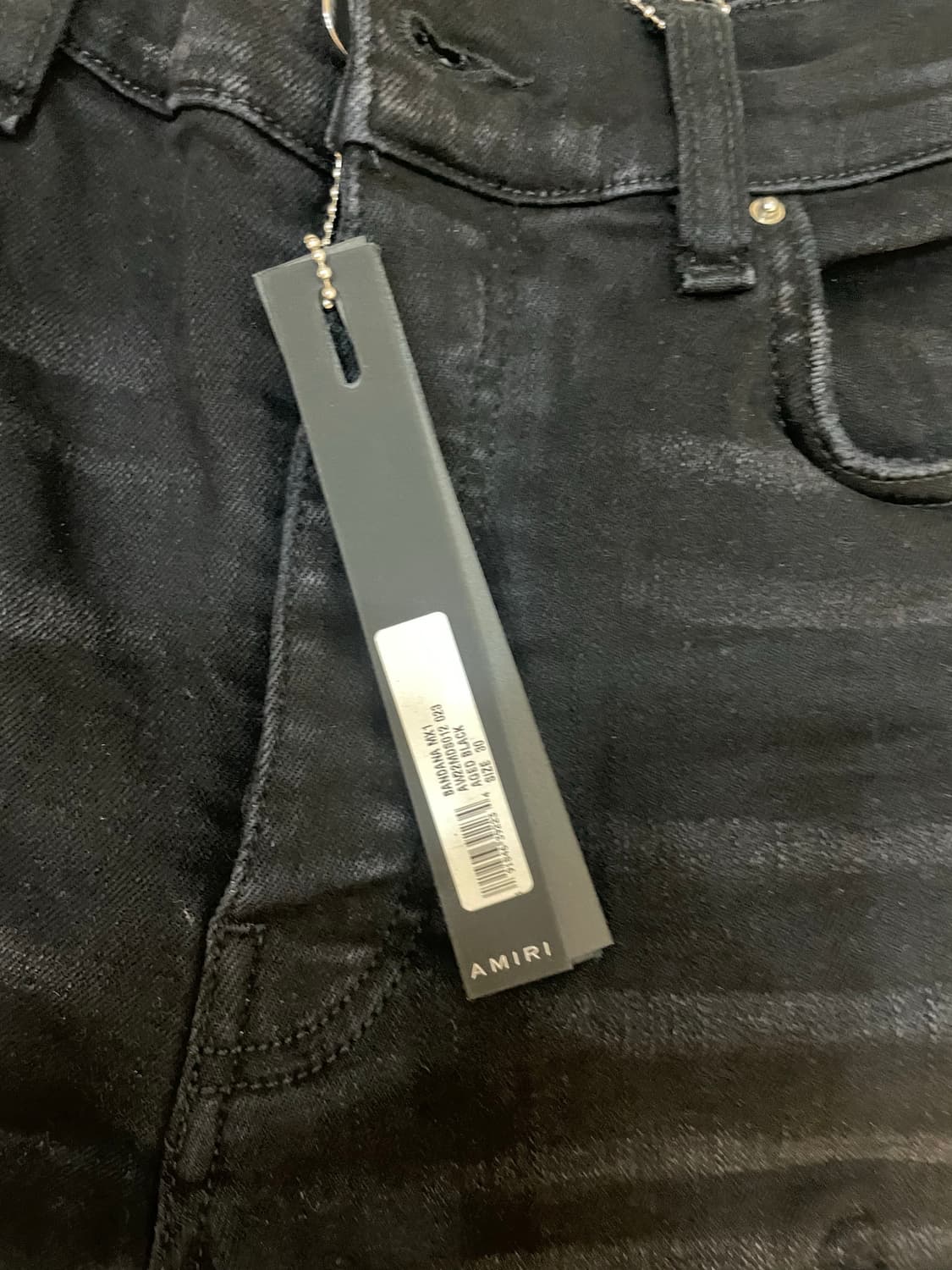 30) 아미리 흑청 디스진 상품이미지2