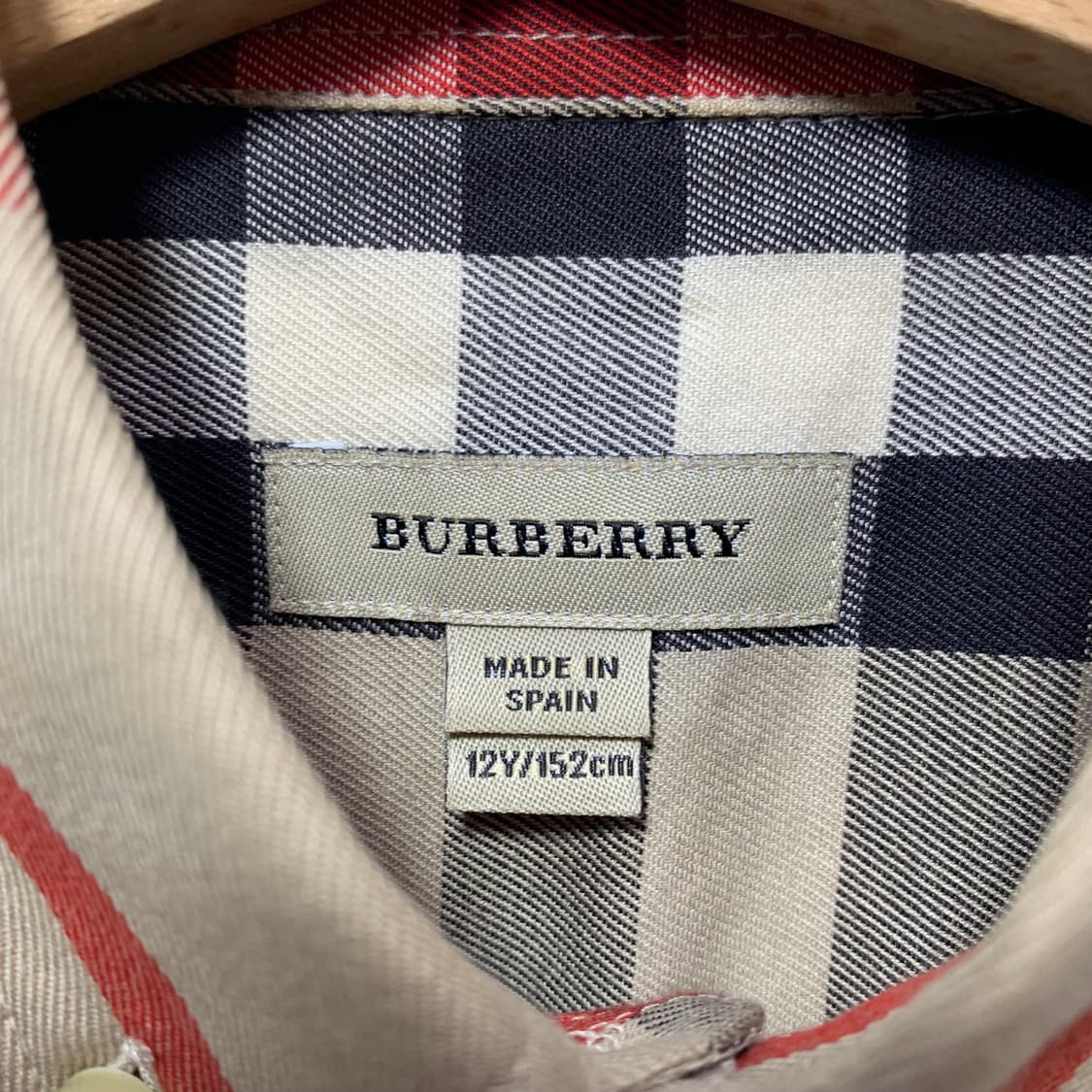 버버리 y12 노바체크 셔츠 상품이미지3