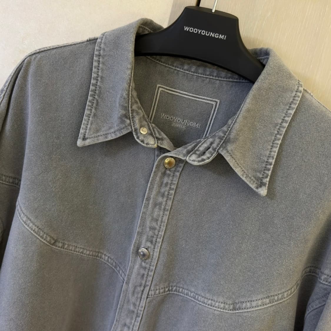 25SS 우영미 그레이 웨스턴 데님 셔츠 (택⭕️ 풀셋) 상품이미지5
