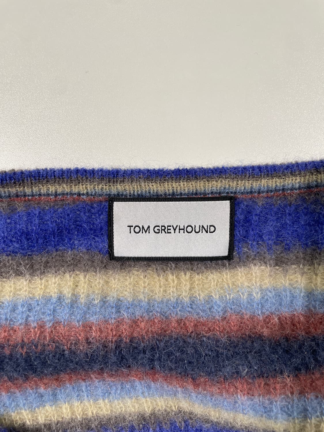 톰 그레이하운드 믹스 모헤어 스트라이프 가디건 상품이미지7