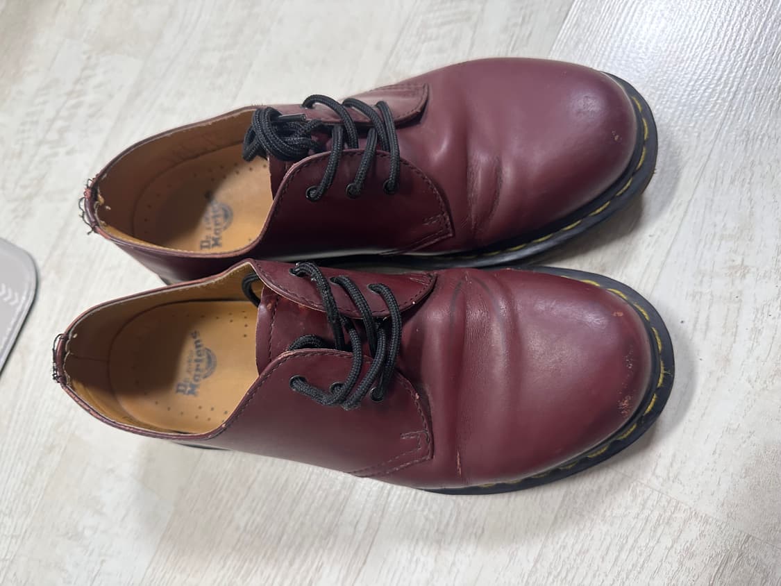 닥터마틴 1461 스무스 체리레드 Uk7 상품이미지6