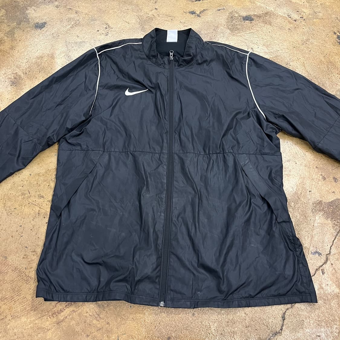 [정품/xxl,115] 나이키 블랙 바람막이 자켓 b19 상품이미지3