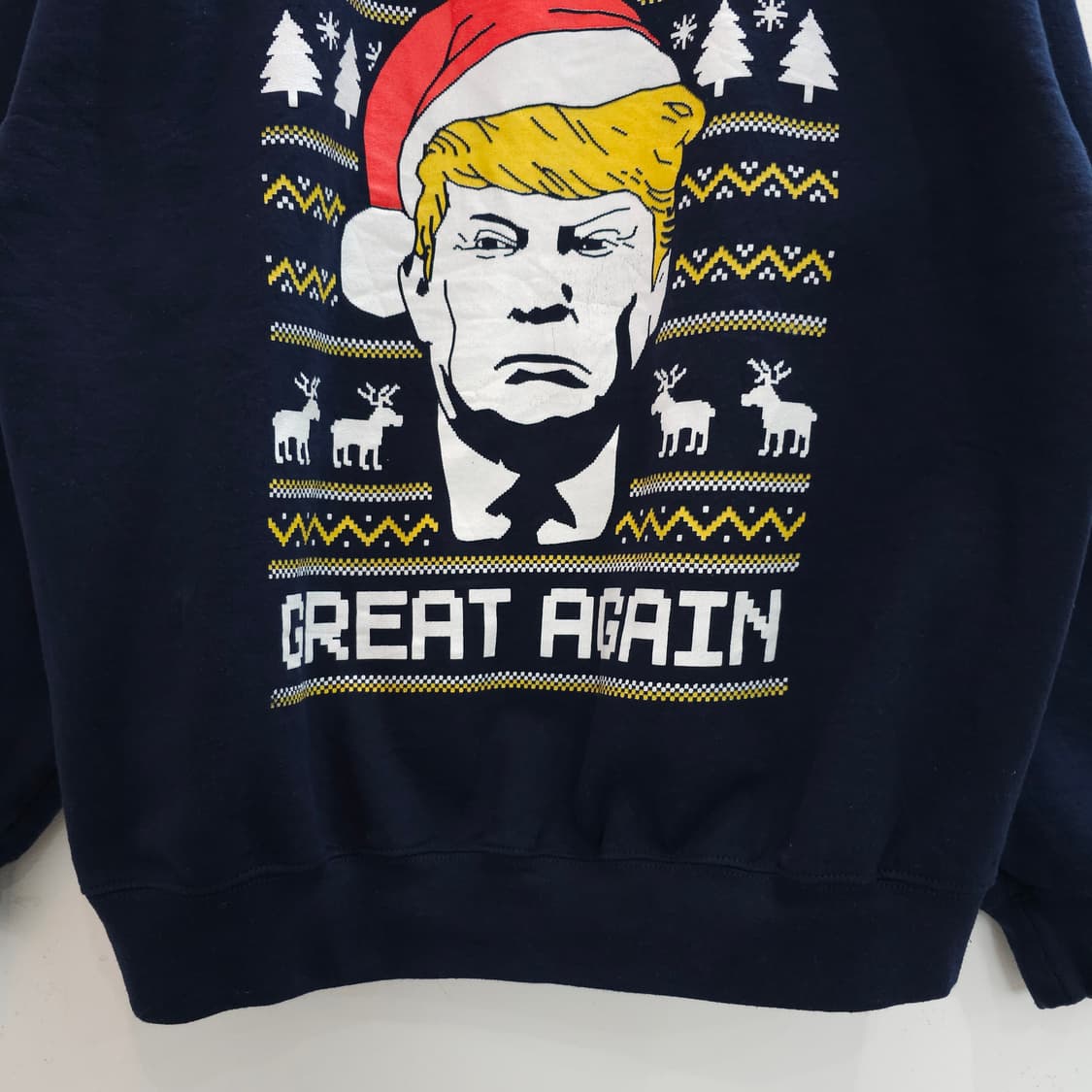 길단 트럼프 맨투맨 기모 스웻셔츠 상품이미지3