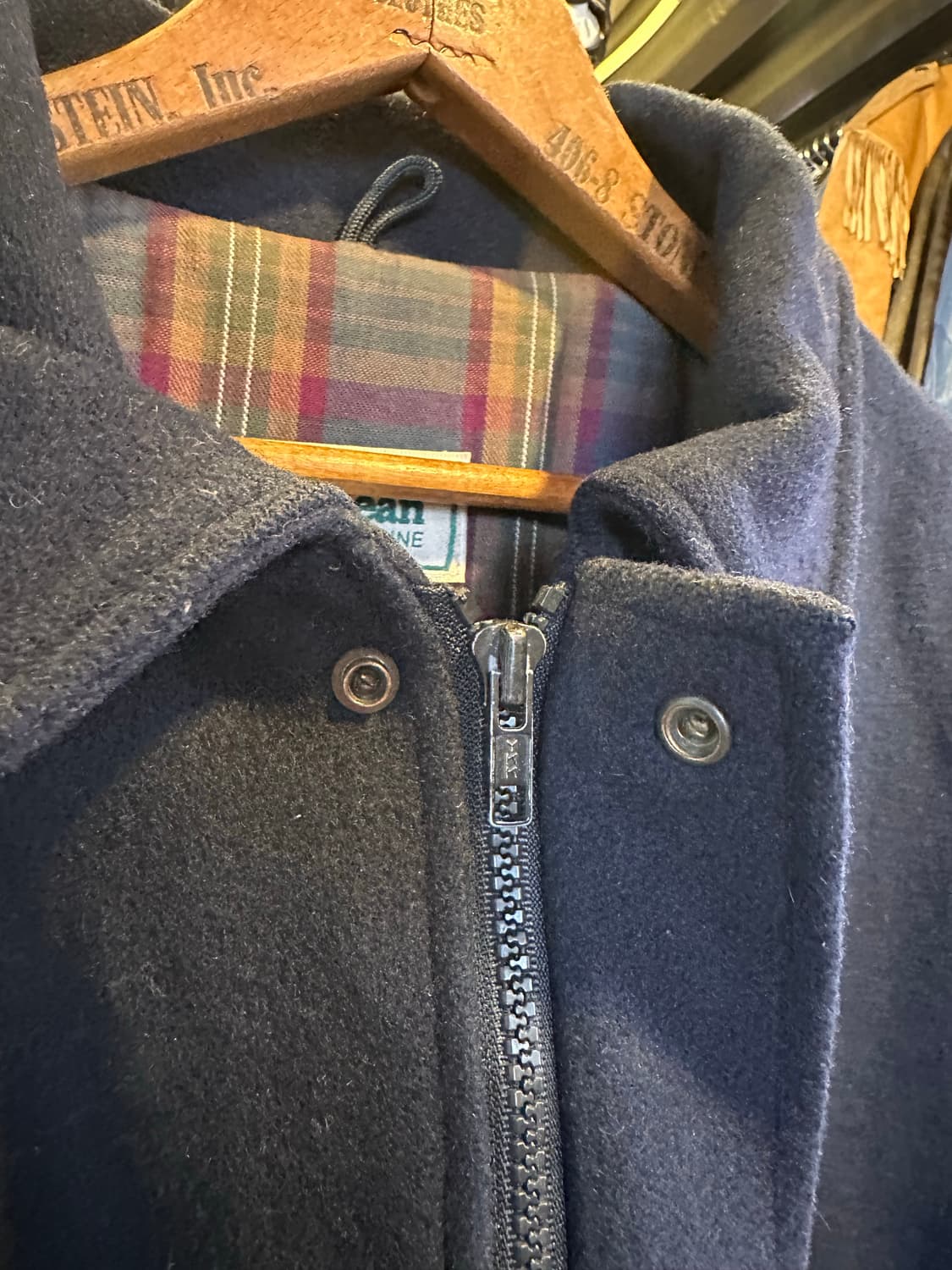 80-90 엘엘빈 헤비 퓨어 울 자켓 made in usa 상품이미지7