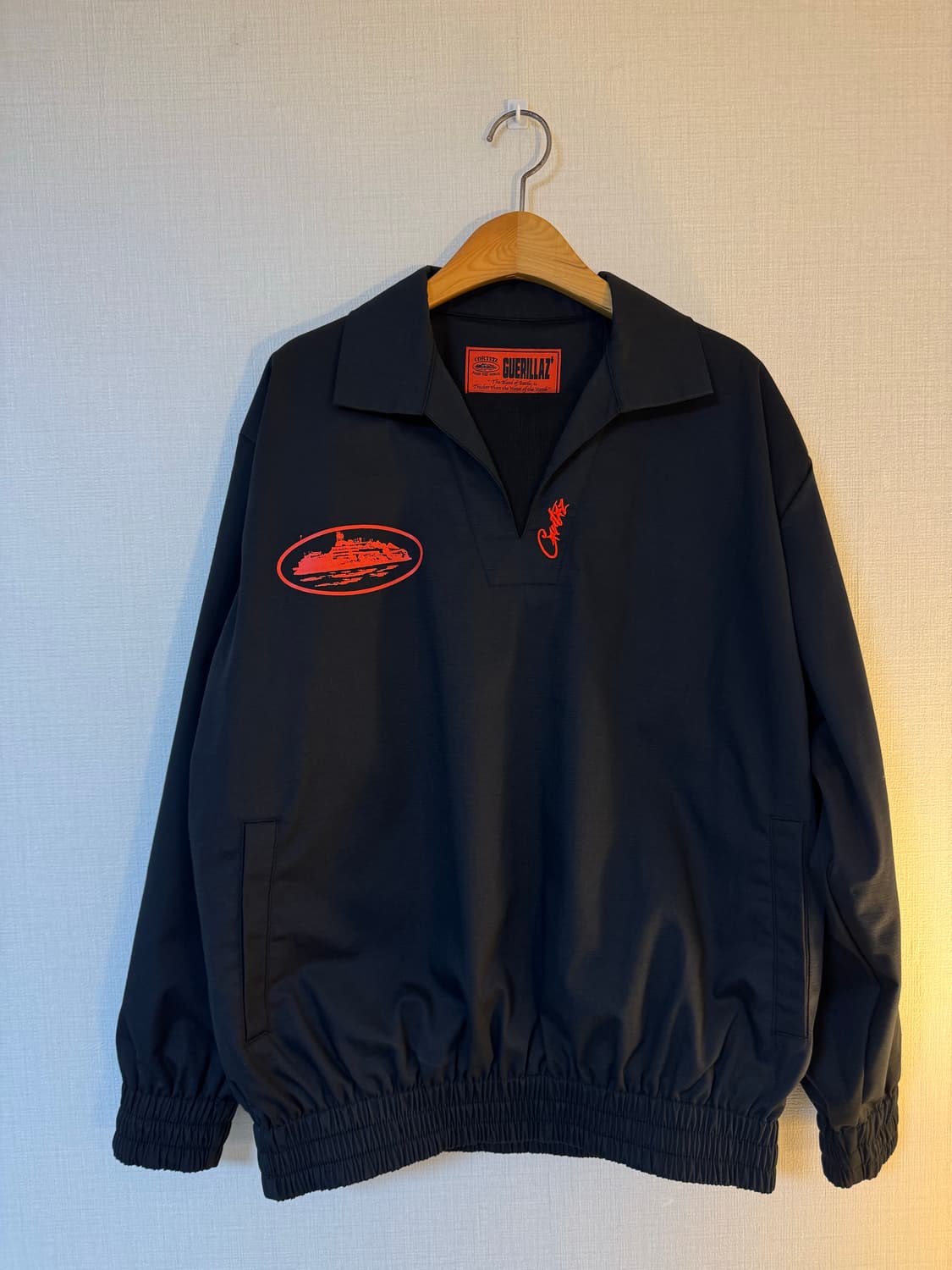 [M] Corteiz 코르테이즈 드릴탑 블랙오렌지 상품이미지2