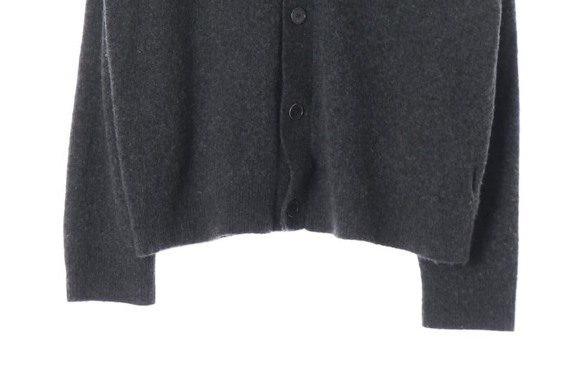 COS 릴렉스드 핏 울 야크 블렌드 가디건 차콜 M 상품이미지5
