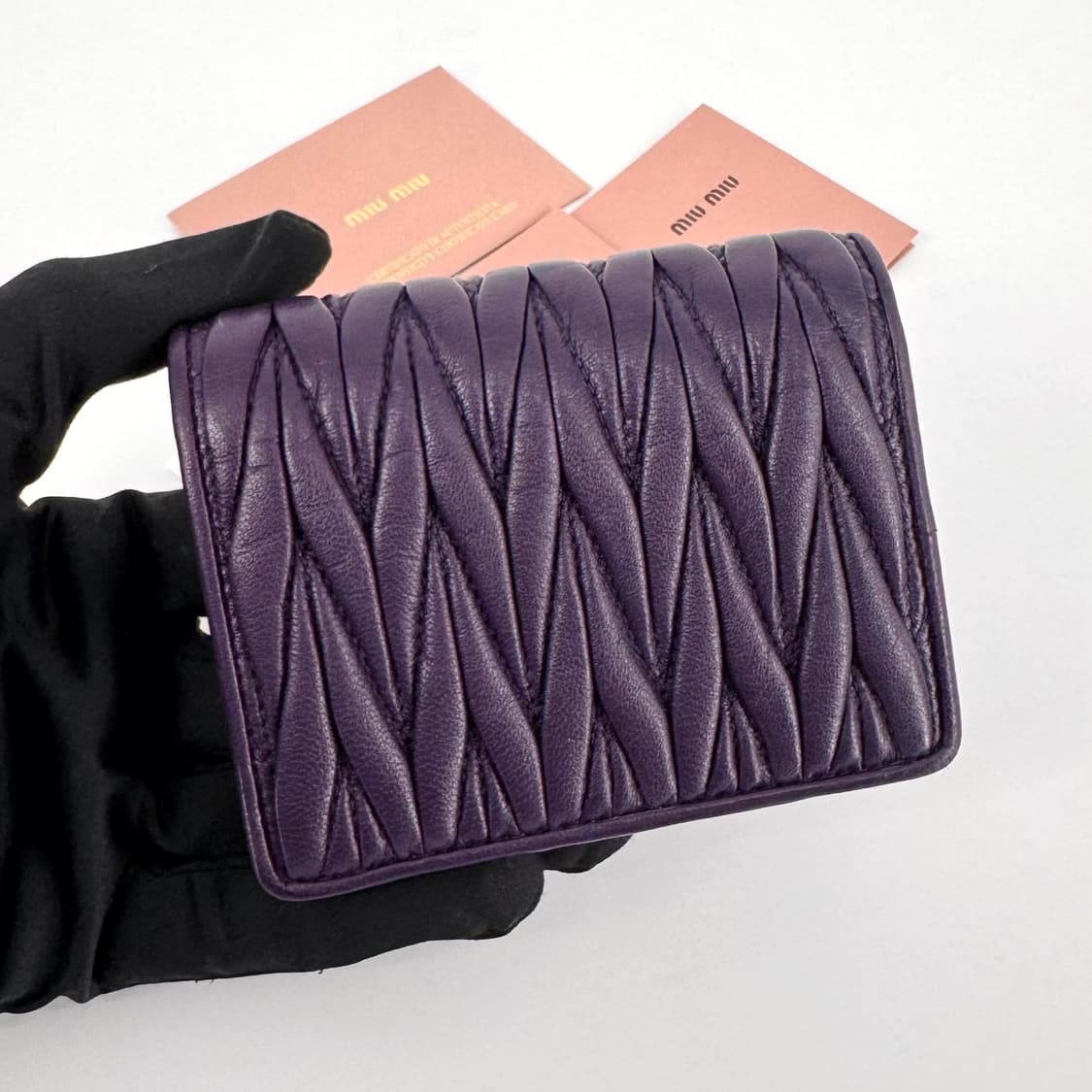 미우미우 마테라쎄 여성 반지갑 (5MV204) 상품이미지4