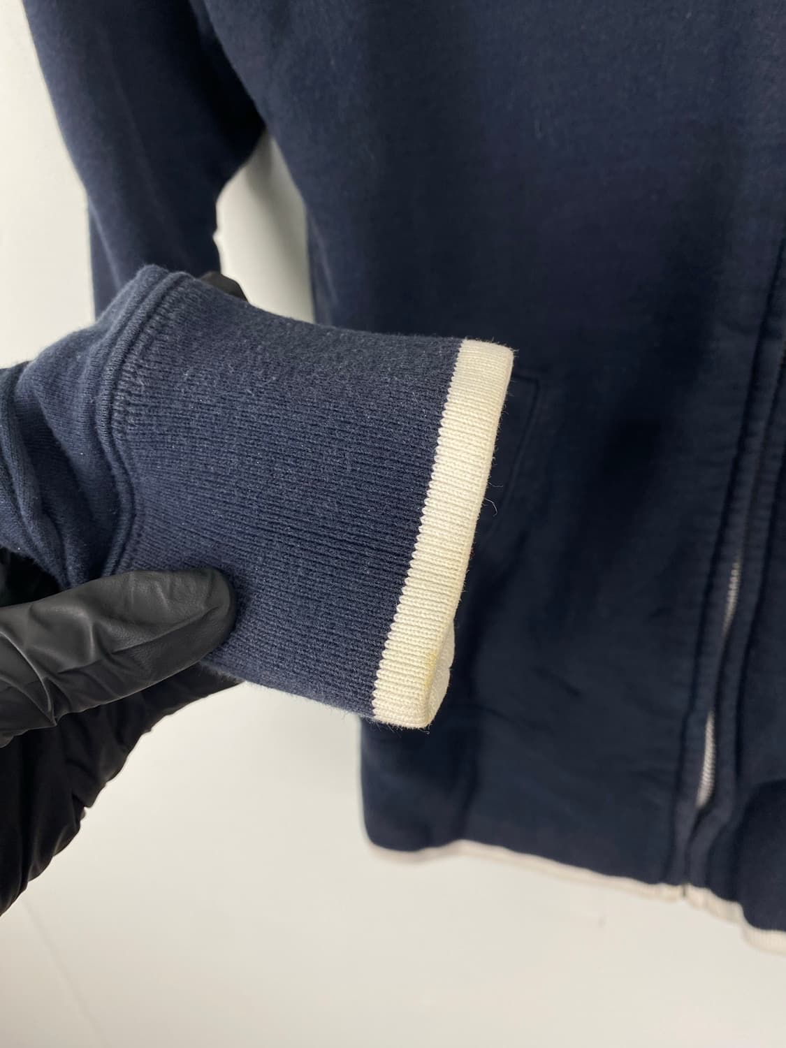 나이키 올드스쿨 네이비 집업 코튼져지 S <570> 상품이미지4