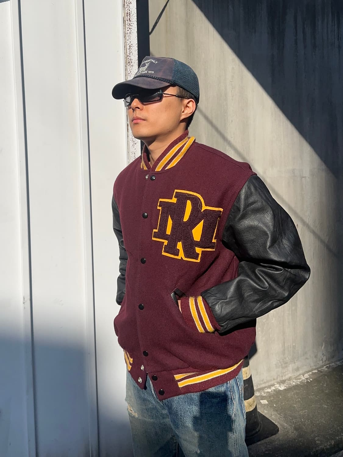 90’s Game American real leather varsity 상품이미지2