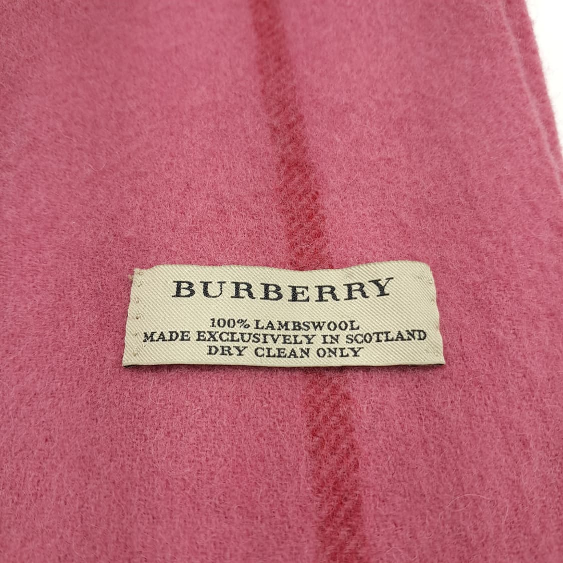 MX159 버버리 핫핑크 자이언트 노바체크 램스울 목도리 머플러 상품이미지4
