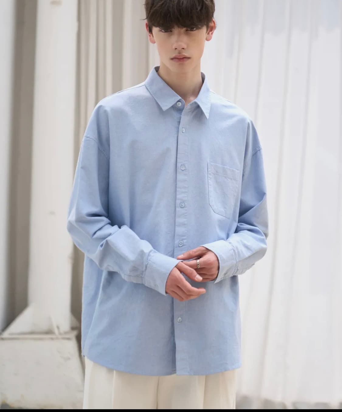 [드로우핏] 옥스퍼드 셔츠 M 상품이미지2