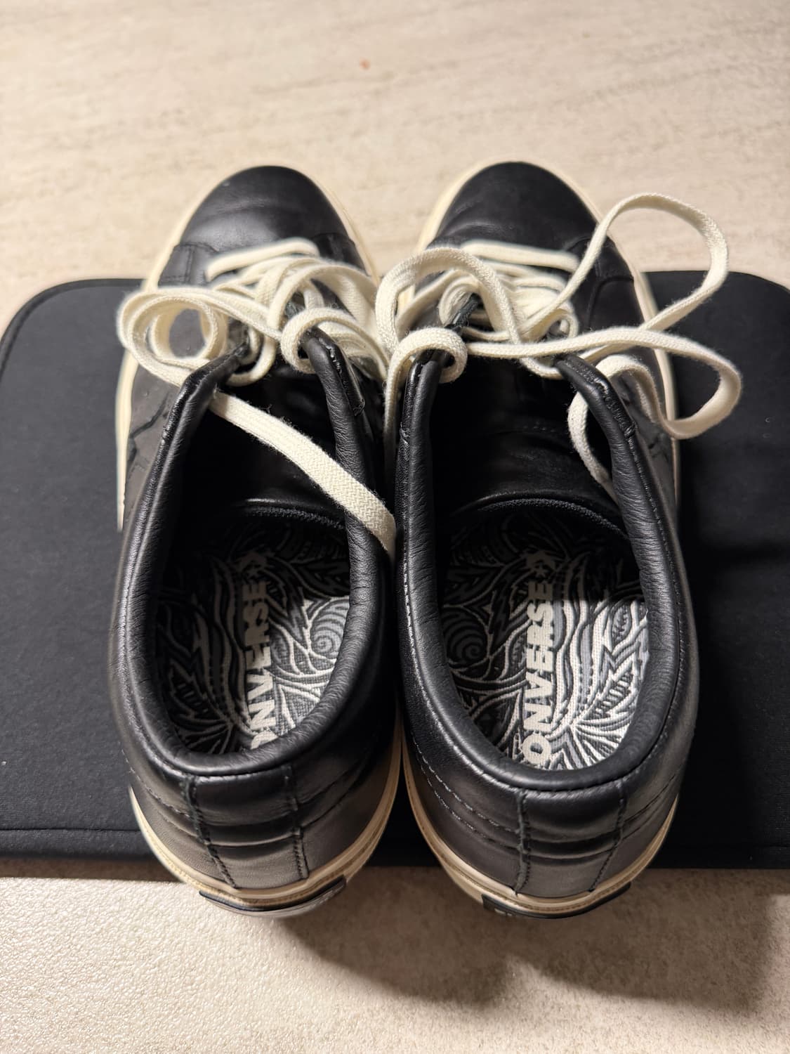 컨버스 원스타 레더 블랙 280 상품이미지3