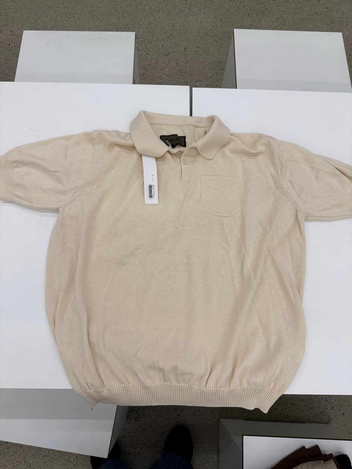 유니폼브릿지 카라 니트 크림 XL 상품이미지4