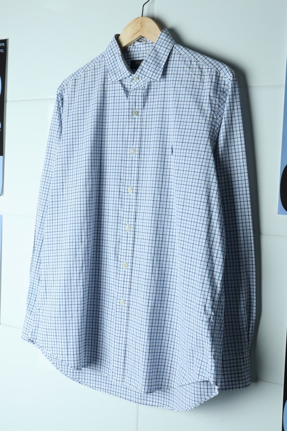(L-XL) 폴로 랄프로렌 셔츠 남방 USA 잔체크 포니-H3H33990 상품이미지1