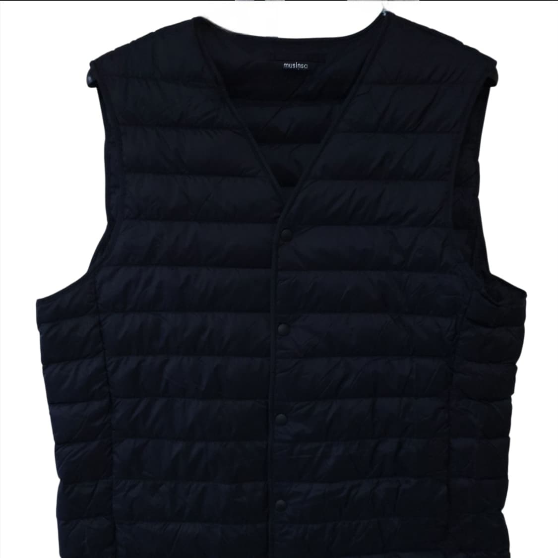 무신사 다운경량패딩조끼 100 -105 오리털 상품이미지2