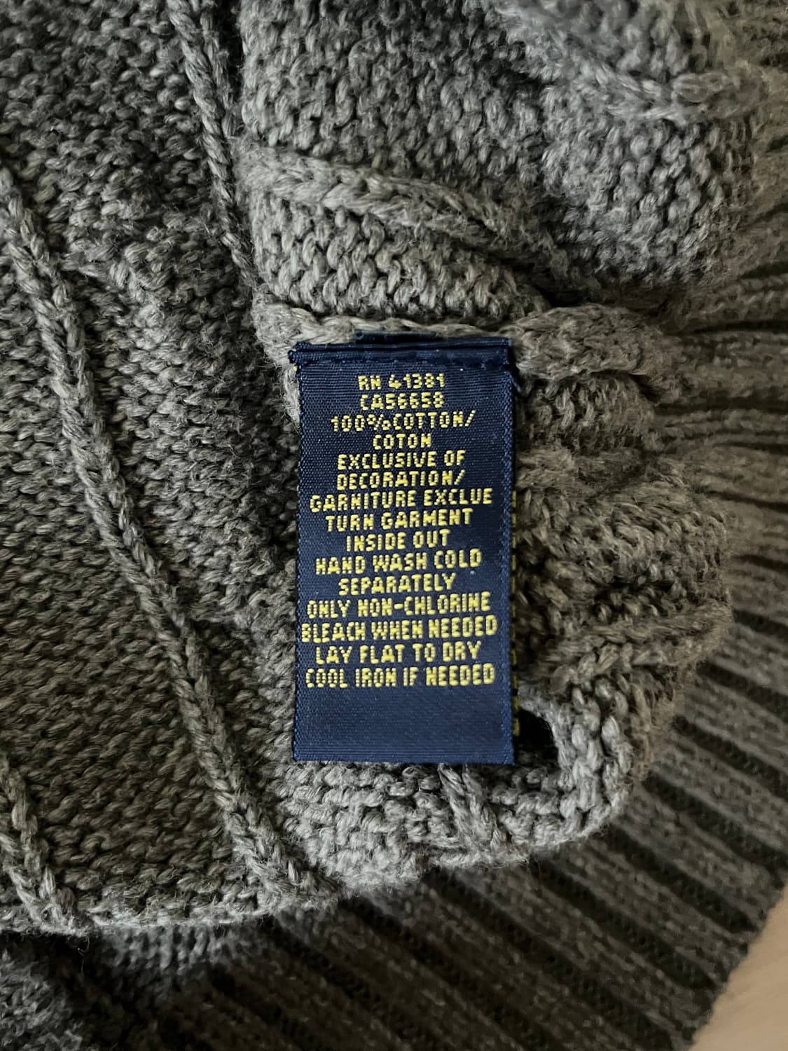 (Man) 폴로 꽈배기 케이블 니트 상품이미지3