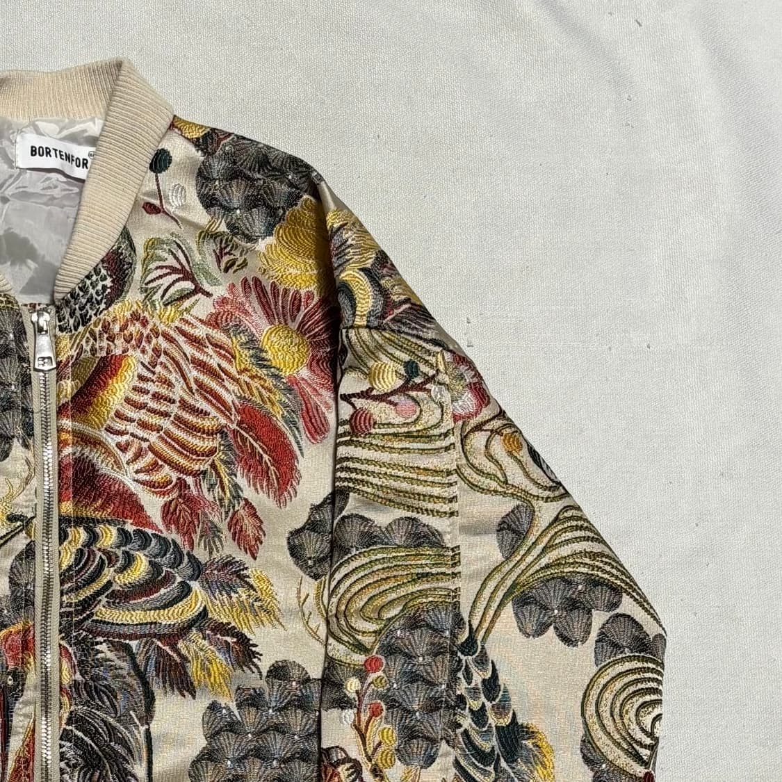 3XL jpn 플라워 자수 스카쟌 상품이미지1