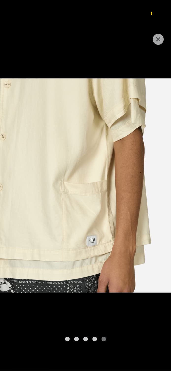 반스 otw 반팔 레이어드 셔츠 xl 상품이미지4