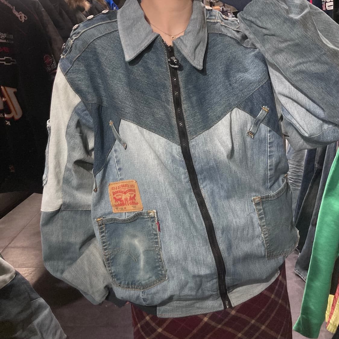 [IM]리바이스 리메이크 카라 데님자켓 상품이미지4