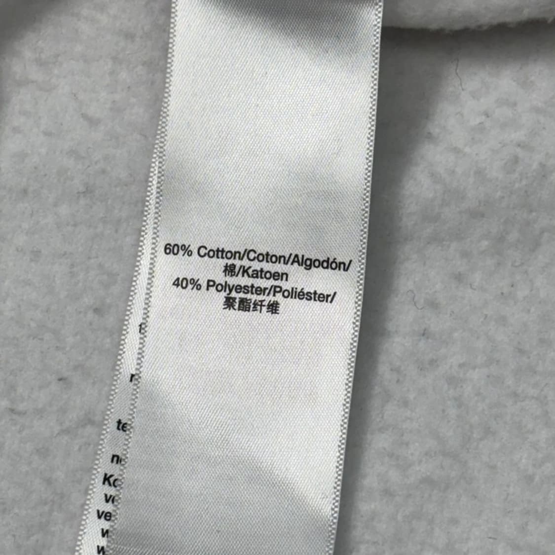 DKNY 크롭 후드티 화이트 XL 상품이미지8