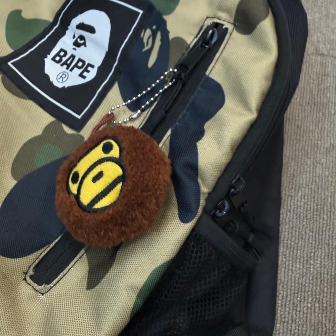 bape 베이프 카모 마일로키링 백팩  상품이미지2