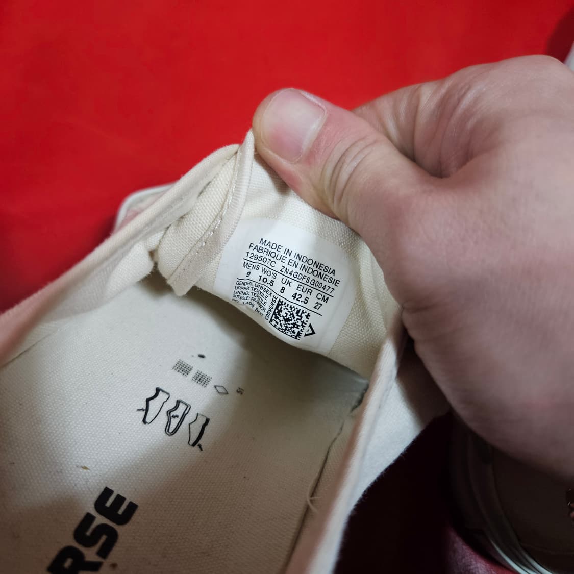 컨버스(Converse) 빈티지 잭퍼셀 270size 상품이미지6