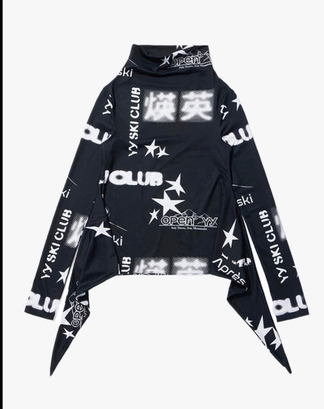 Open yy collage knot top 상품이미지2