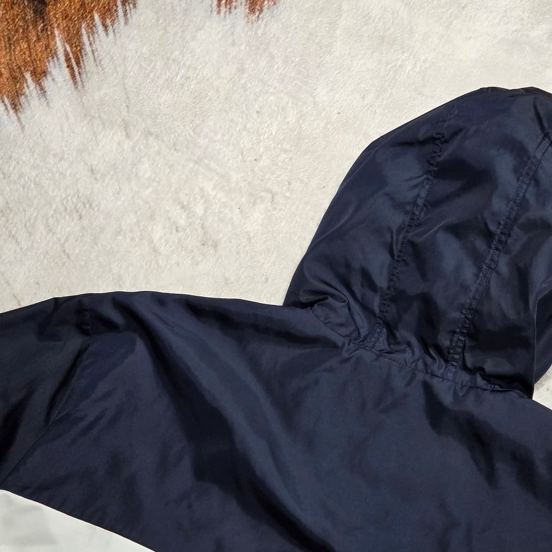 휠라 레드 네이비 배색 바람막이 집업 상품이미지5