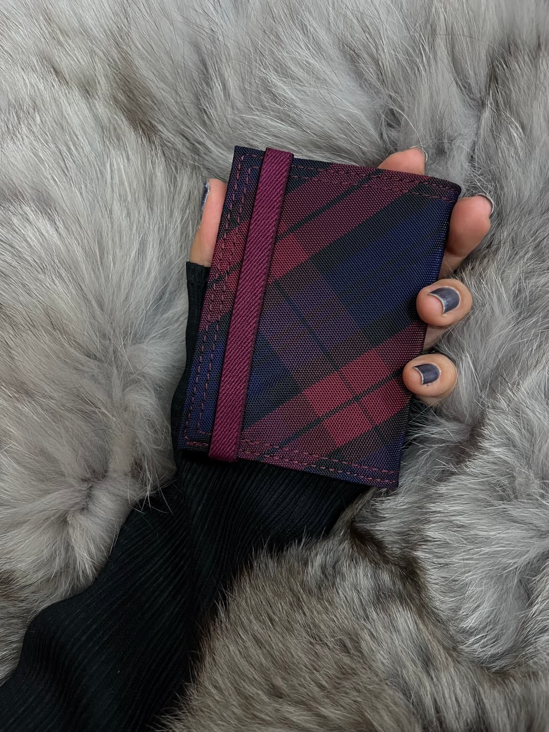 포터 타탄체크 스트랩 카드지갑 상품이미지8