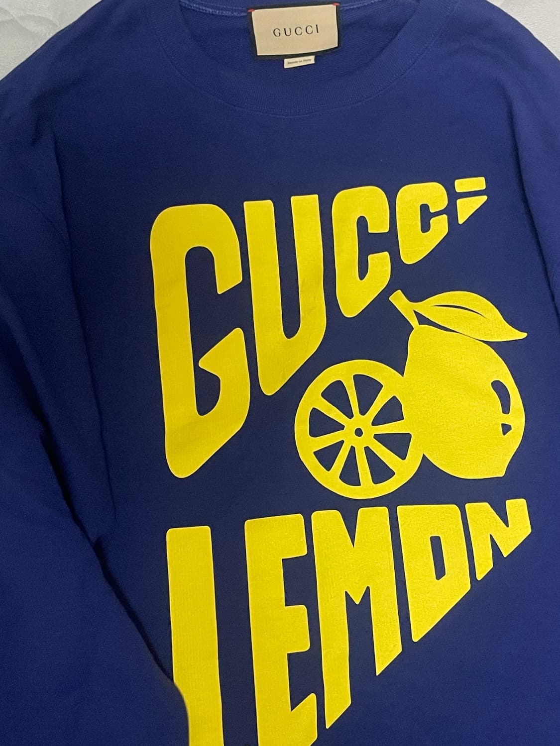 구찌 레몬 맨투맨 XL 상품이미지2