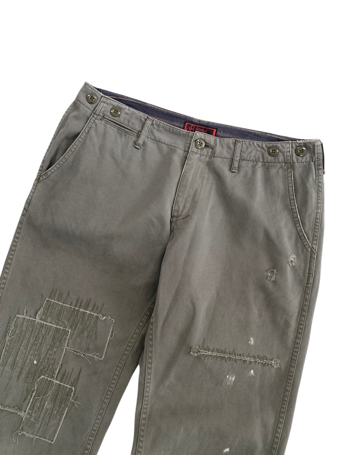 존불 패치워크 치노 팬츠 상품이미지3