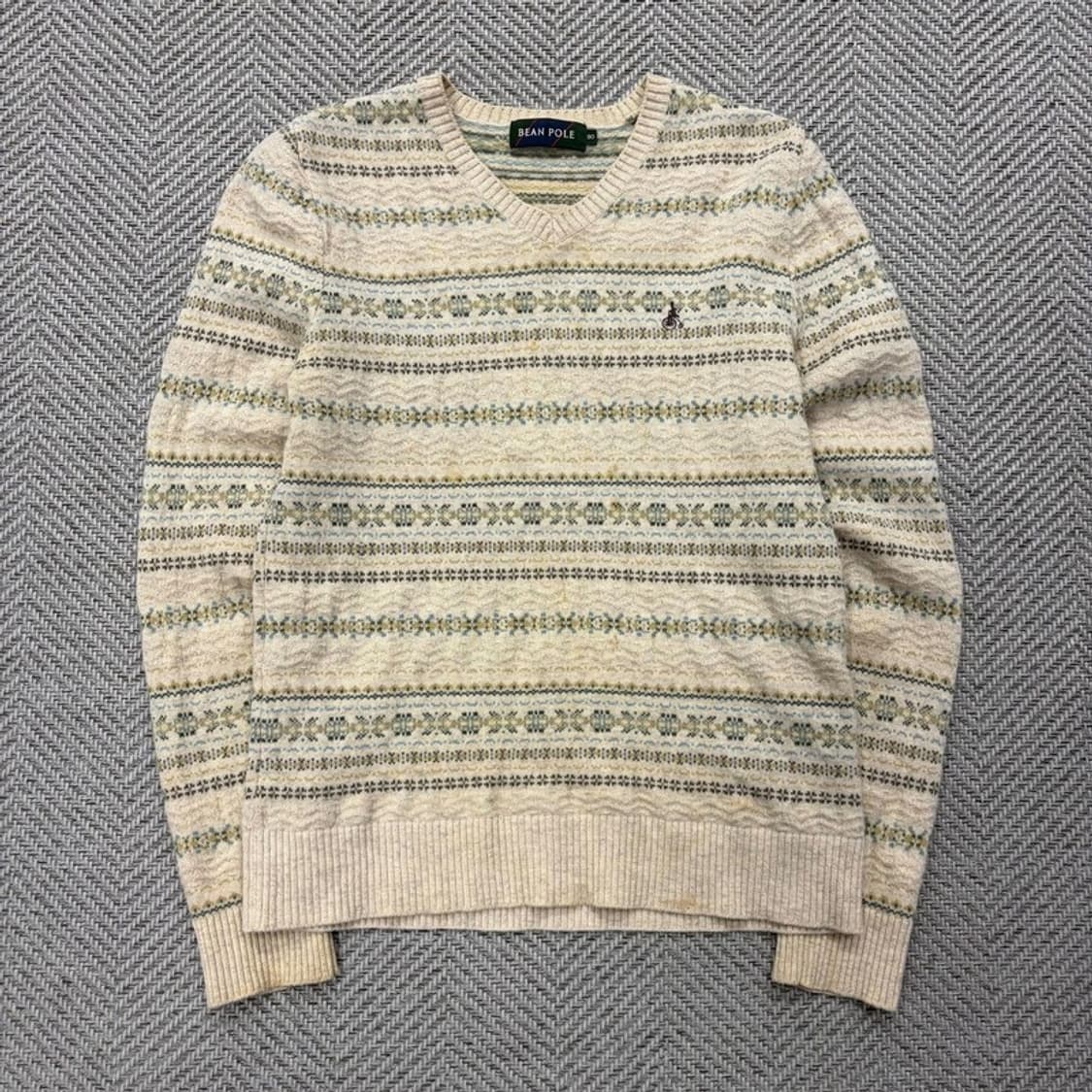 빈폴 페어아일 브이넥 니트 v2352 상품이미지1