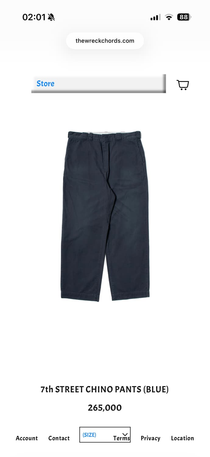 [2] 뤡코즈 7th 스트릿 치노 팬츠 상품이미지1