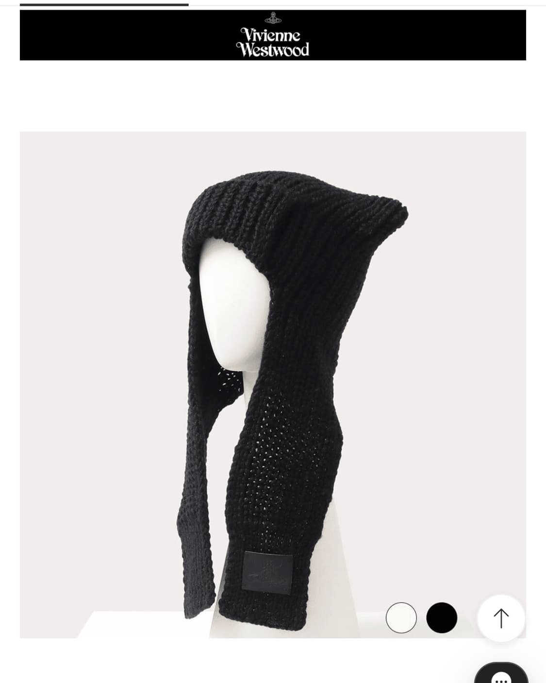 비비안웨스트우드 이어플랩 니트 햇 모자 상품이미지2