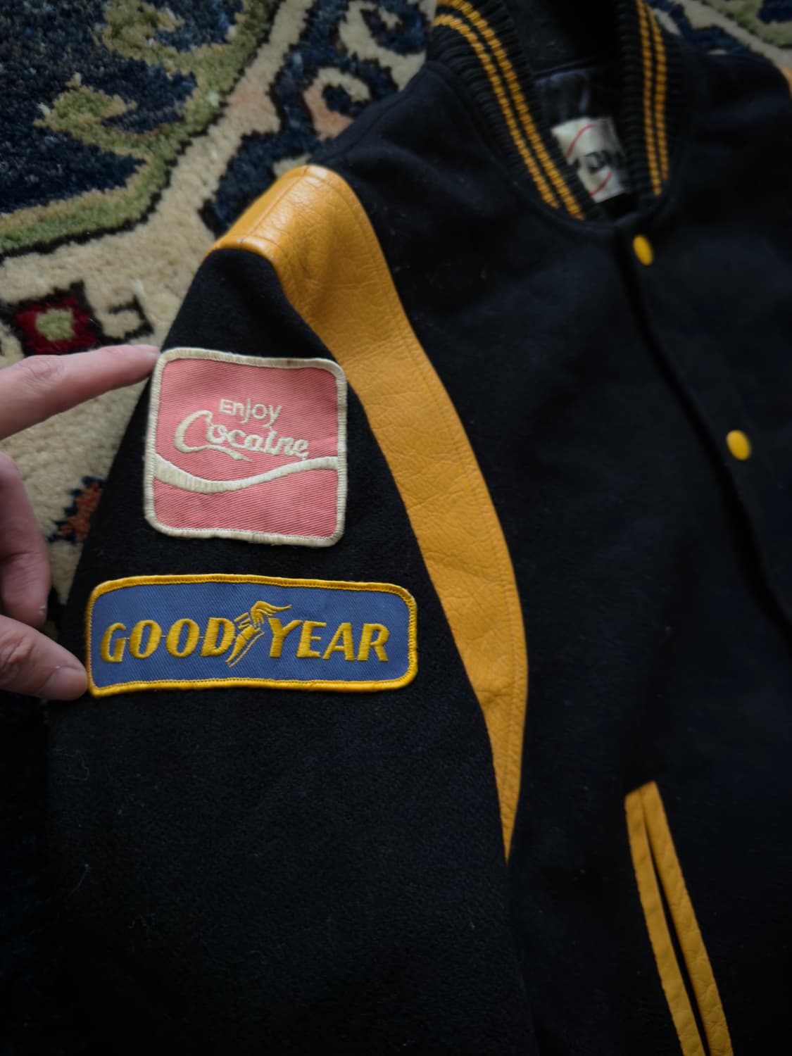 VTG My boy by ssk teddy wool varsity 상품이미지4