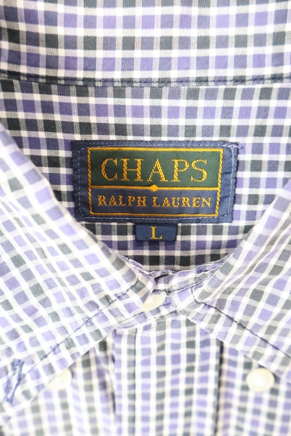 Chaps Navy Check Shirt 상품이미지6
