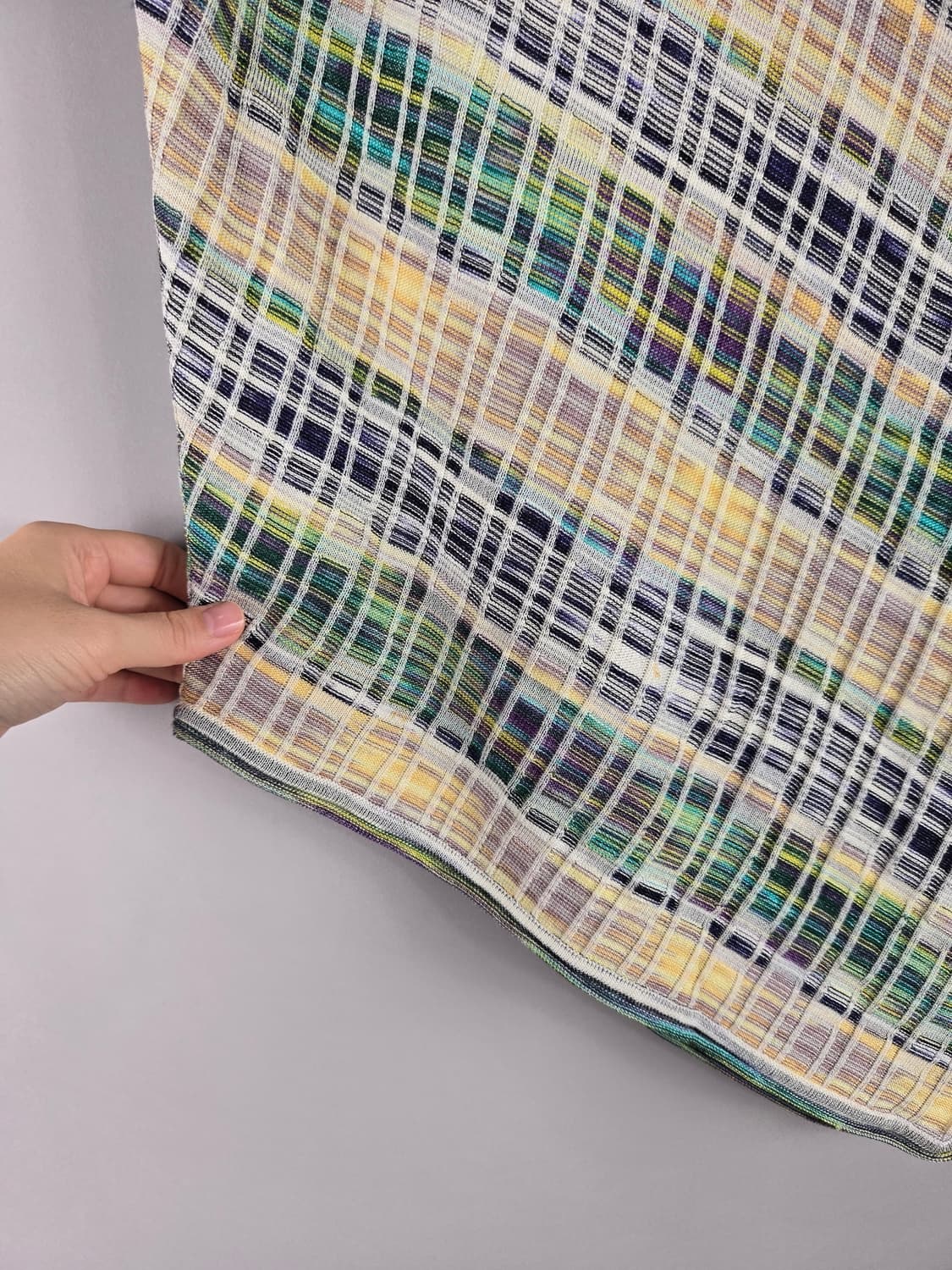 [무료배송]미쏘니 48 여성 언발란스 레이온 니트 스커트 치마 상품이미지3