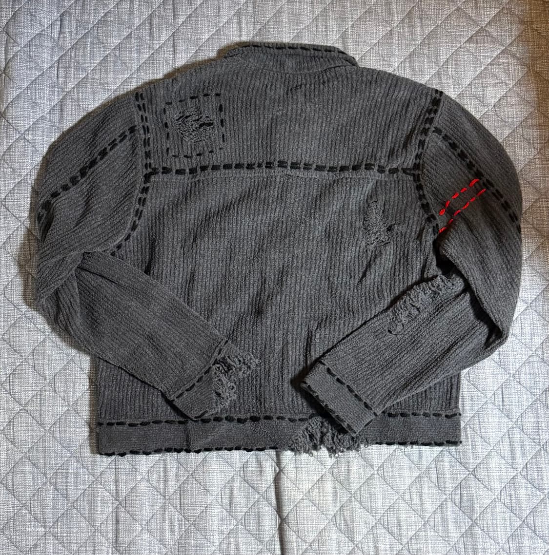 네이버후드 핑거린 phingerin 스티치 니트 가디건 100사이즈(M) 상품이미지7