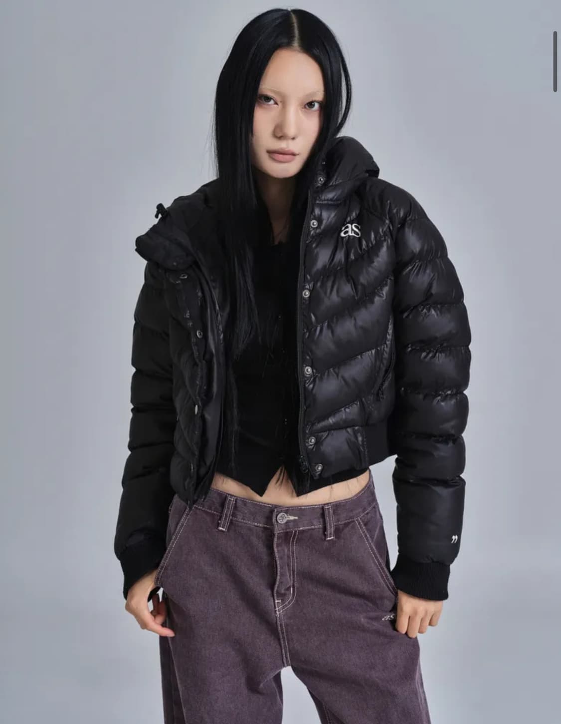 애즈온 숏패딩 상품이미지1