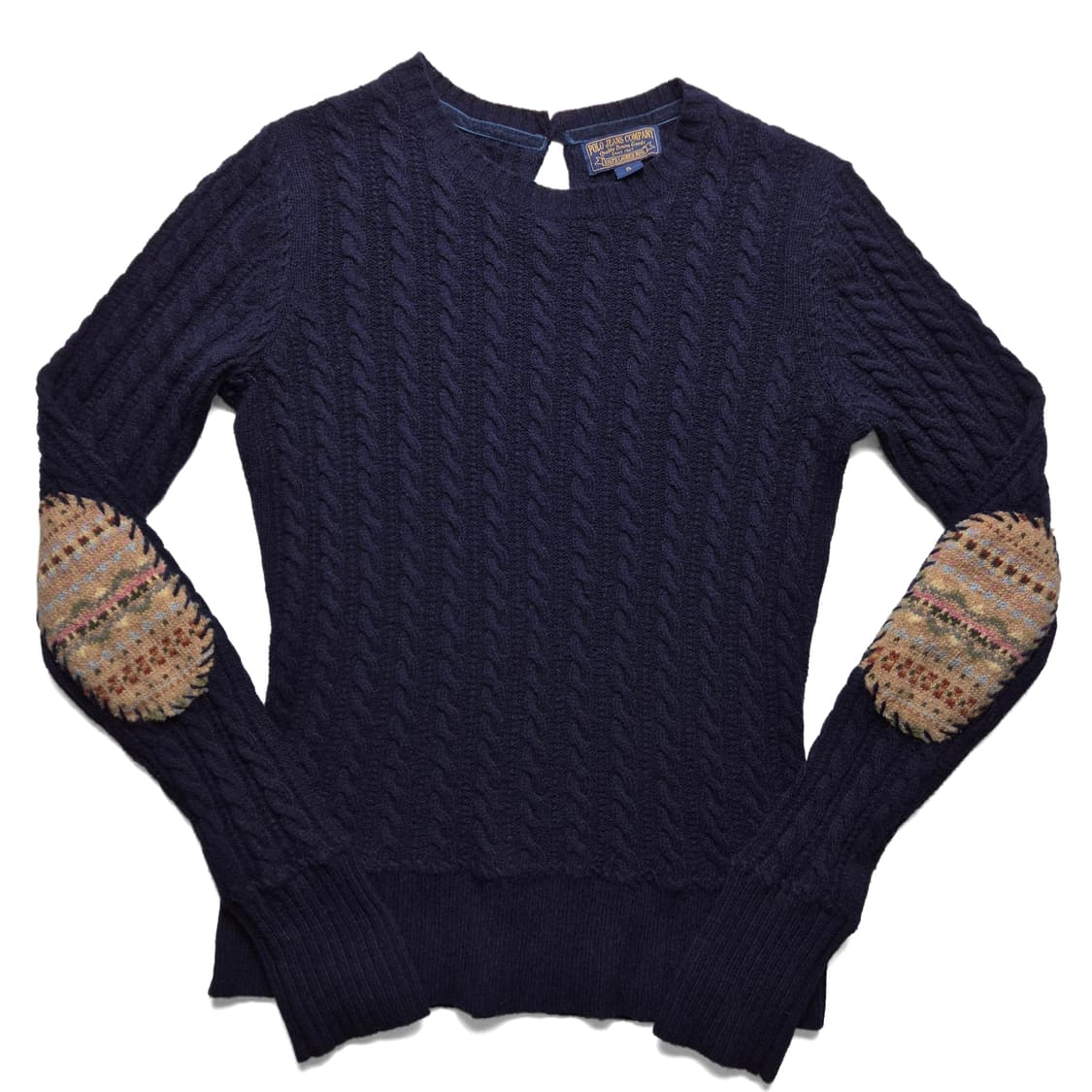 [S] 폴로 진스 컴퍼니 엘보우 디테일 케이블니트 상품이미지1