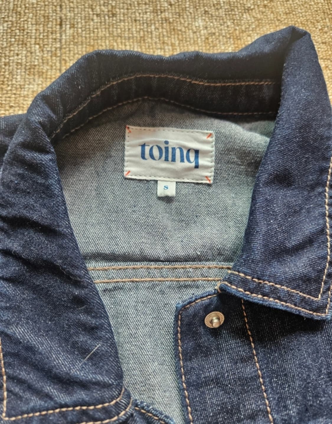 토잉크 크롭 데님자켓 상품이미지2