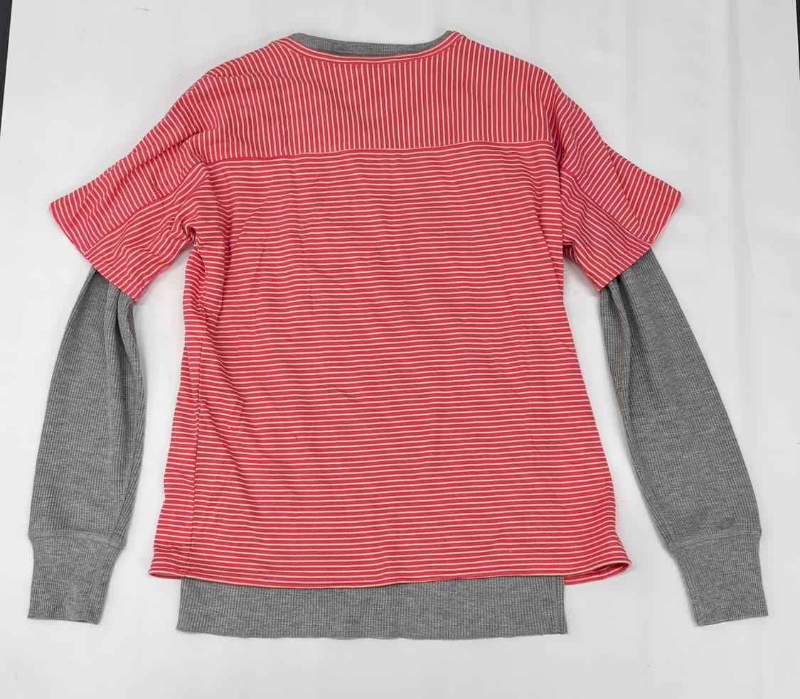 🍑하구미의 체크 레이어드 코디세트🍑반팔티 모리걸 괴짜룩 데코라 빈티지 상품이미지5