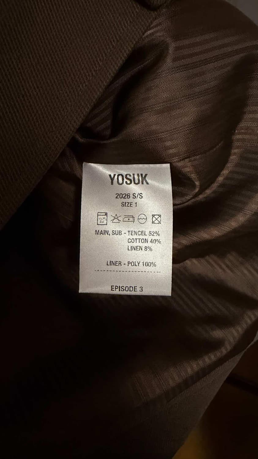 요석 레이어드 자켓 브라운 1 상품이미지3