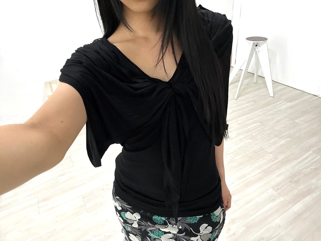 Black Cardigan+ Short Top 상품이미지3