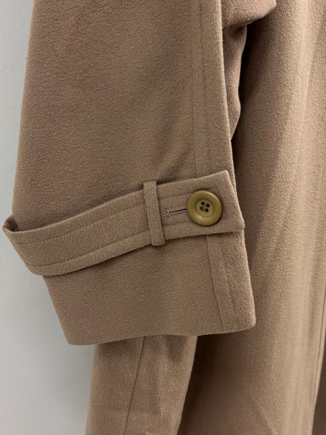 빈티지 브라운 더블 울 코트 상품이미지8
