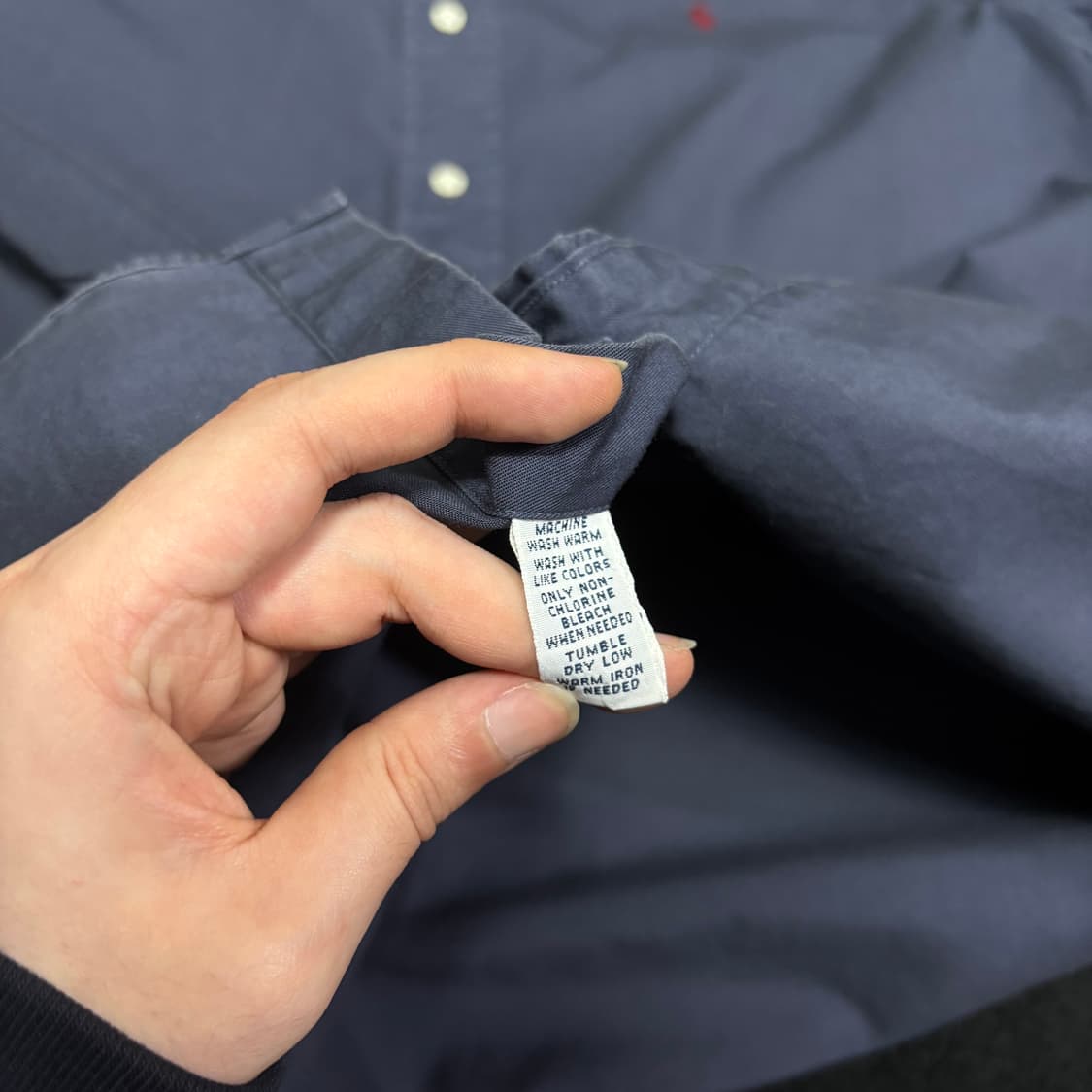 L 폴로 랄프로렌 네이비 옥스퍼드 셔츠 상품이미지4