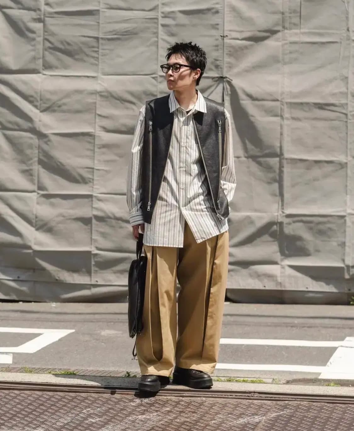 SAGE NATION(세이지네이션)BOX PLEAT TROUSER(s) 상품이미지1