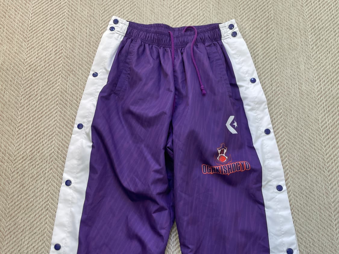 컨버스 오카쇼요 사이드 스냅버튼 나일론 트랙팬츠  J04024 상품이미지3