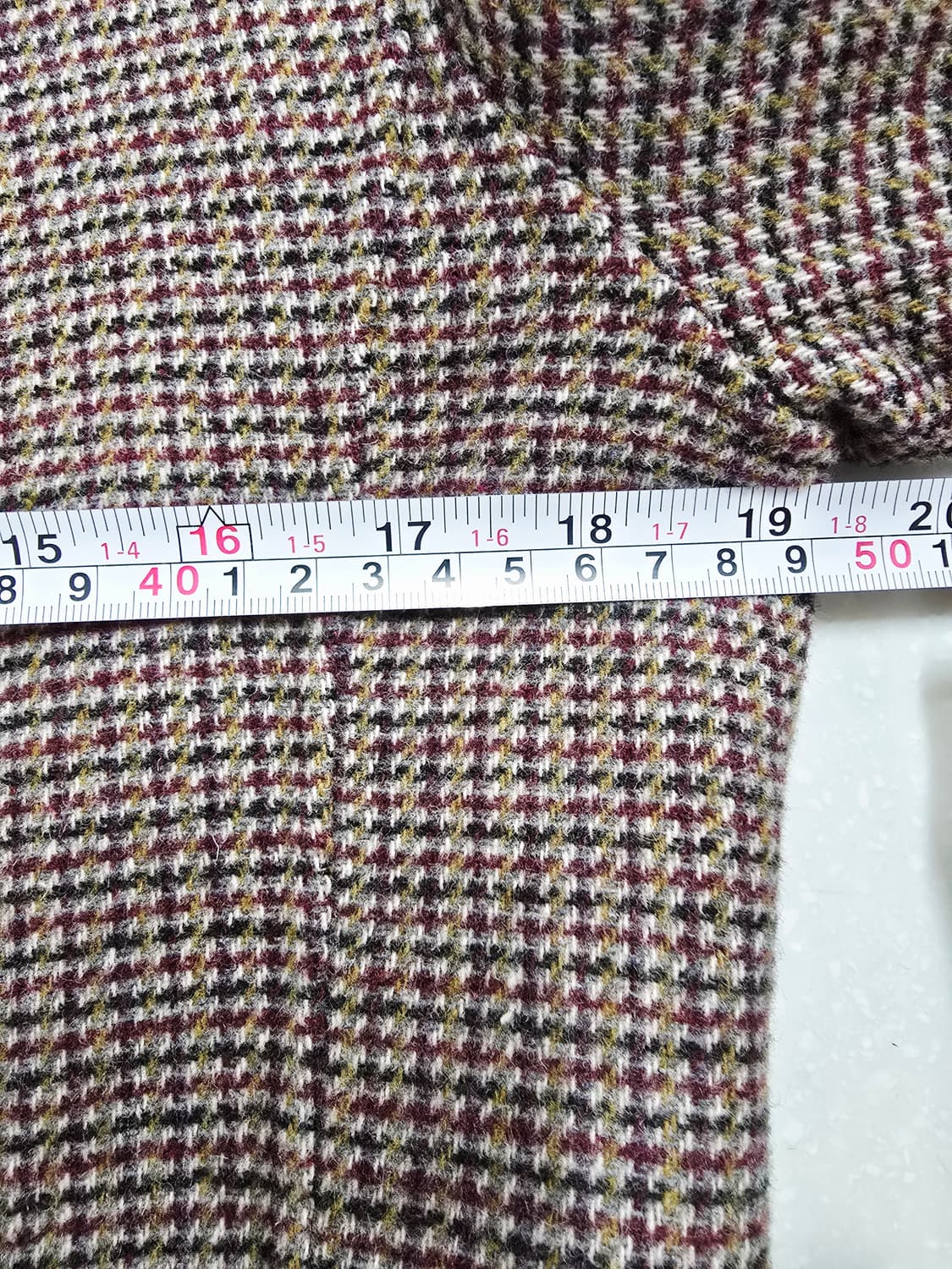 SI  체크 하프 코트 상품이미지7